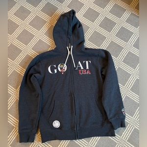 GOAT USA zip up hoodie